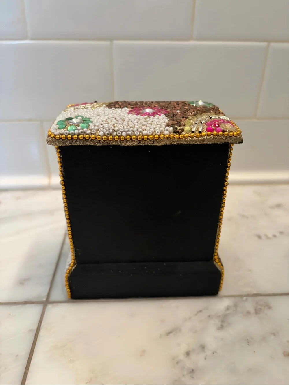 Patina decorative beaded
